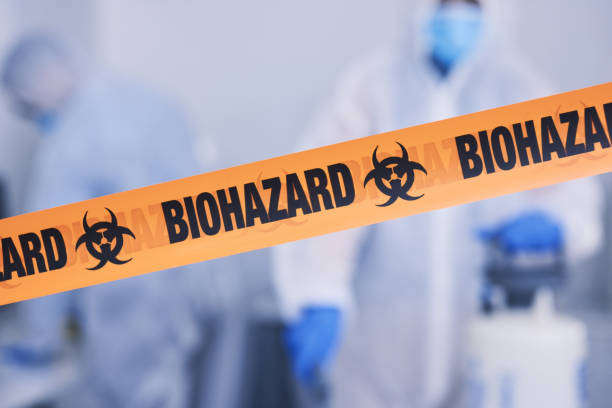 Professional Blood Cleanup technician working in New Ipswich, NH